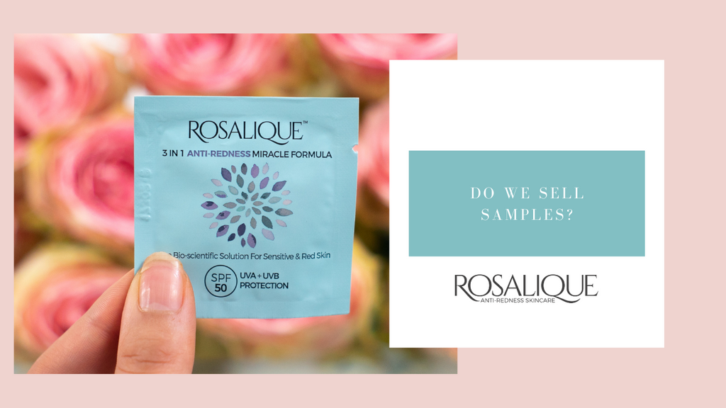 échantillon soin  cosmétique biomédical Rosalique, adaptée à votre routine skincare  